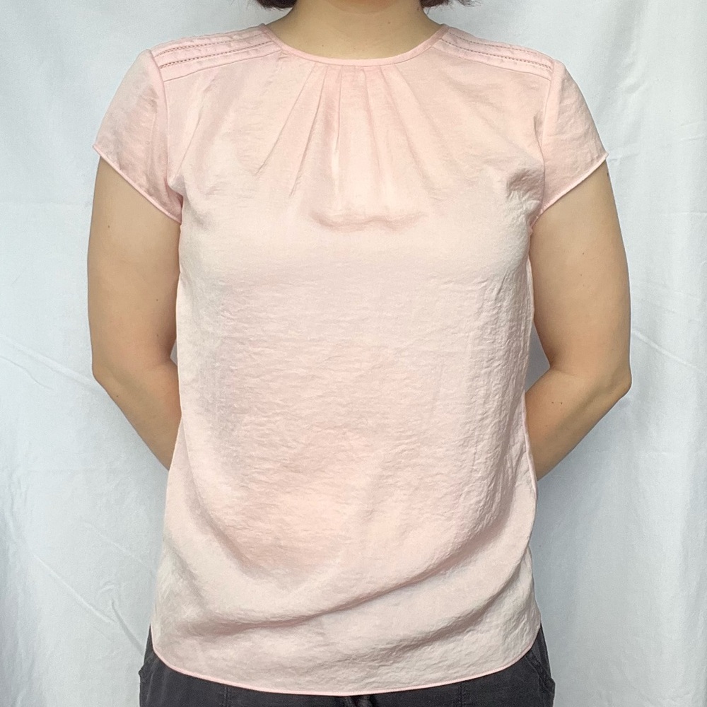 Banana Republic pink work top, size extra small petite